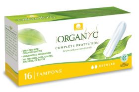 Organ(y)c Tampons Regular  100% cotton 12 x 16pcs (GOTS certified)