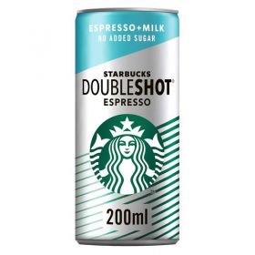 Starbucks Doubleshot Espresso- No Added Sugar 12 x 200ml
