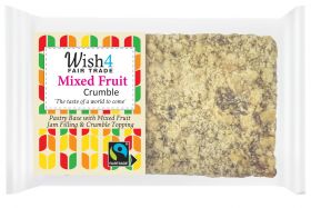 Wish4 Fairtrade Mixed Fruit Crumble 50g x14