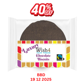 Slow line | Wish4 Fairtrade Twin Pack Chocolate Biscuits 70g x24 (19/12/2025)