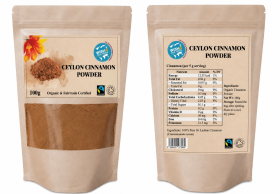 SINGLE Wish4 Fairtrade Ceylon Cinnamon Powder 500g