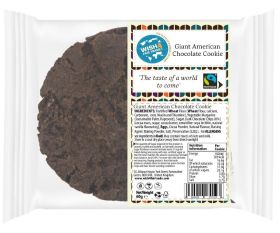 Wish4 Fairtrade Giant American Chocolate Cookies 14 x 60g