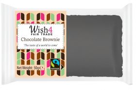 Wish4 Fairtrade Chocolate Brownie 50g x24