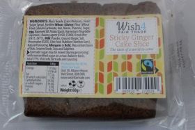 Wish4 Fairtrade Ginger Cake Slices 60g x14