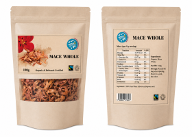 SINGLE Wish4 Fairtrade Mace Powder 100g