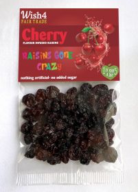 Wish4 Fairtrade Natural Cherry Flavoured Raisins 30g x18