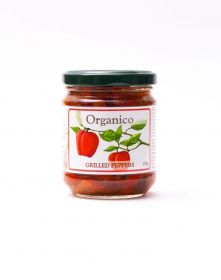 Organico Mediterranean Antipasti Org grilled peppers in olive oil 190g x 5