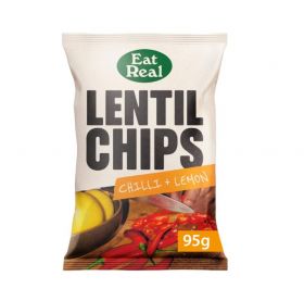 Eat Real Lentil Chips Chilli & Lemon 10 x 95g