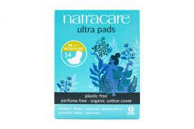 Natracare Ultra Pads Regular with Wings 14's x12