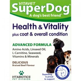 Vitavet Superdog Health & Vitality Tablets 30s x4