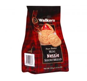 Walkers Mini Nessie Shortbread Bag 125g x12