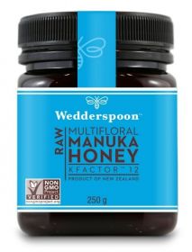Wedderspoon KFactor 12 Raw Manuka Honey 250g x1