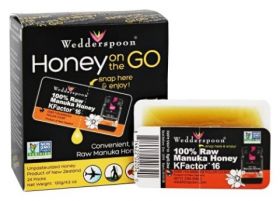 Wedderspoon KFactor 16+ Raw Manuka Honey Snap Packs - Honey On The Go 120g (24's) x6