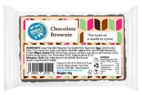 wish4 fairtrade chocolate brownie packs (24x50g)