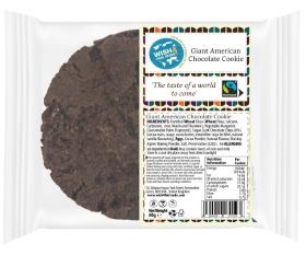 Wish4 Fairtrade Giant American Chocolate Cookies 60g x1