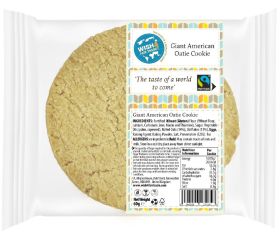 Wish4 Fairtrade Giant American Oatie Cookies 60g x14
