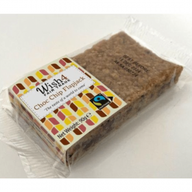 Wish4 Fairtrade Tuckshop Choc Chip Flapjack 60g x24