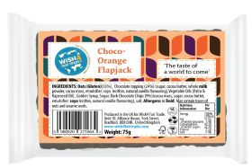 Wish4 Fair Trade Choco-Orange Flapjack 90g x24