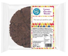 Wish4 Fairtrade individual Chocolate Biscuits 70g x24