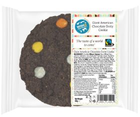 Wish4 Fairtrade Giant American Chocolate Cookies 14 x 60g 