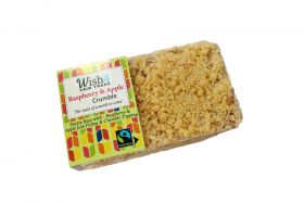 Wish4 Fairtrade Raspberry & Apple Crumble 50g x14