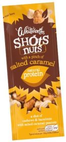 Whitworths Salted Caramel Nuts Shot 14x25g