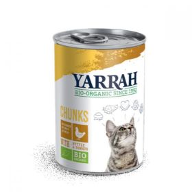 Yarrah Adult Cat Food Chicken In Nettle & Tomato Sauce 405g x12