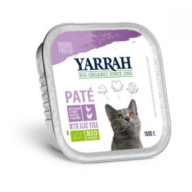 Yarrah Cat Food Chicken & Turkey Pate With Aloe Vera 100g x16
