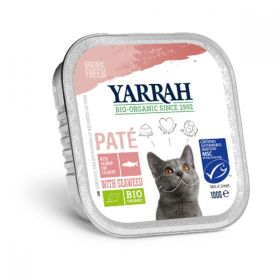 Yarrah Cat Food Pate With Msc Salmon & Seaweed 100g x16